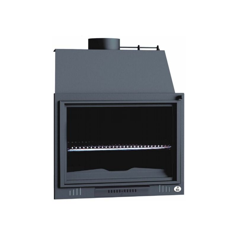 foto del prodotto fm calefaccion barbecue bbq focolare aperto senza porta a legna 70 cm portacenere estraibile