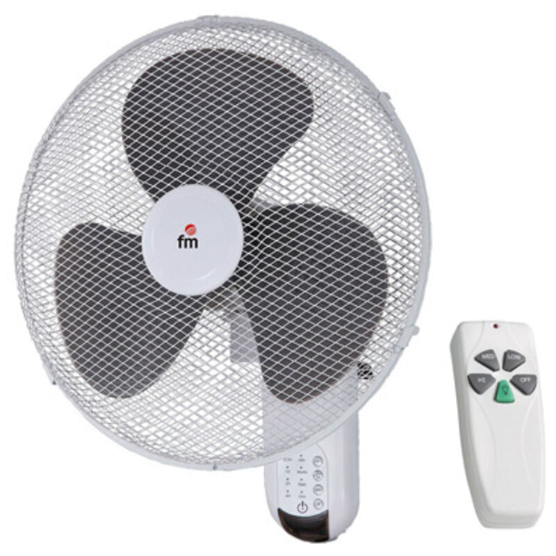 foto del prodotto fm - ventilatore da parete con telecomando 40cm 45w vm-140m