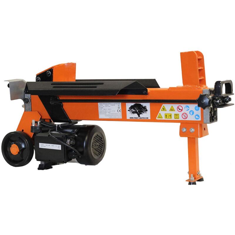 foto del prodotto fm10d 7 tc spaccalegna elettrico 7 tonnellate lama duocut pre riempito pronto per l uso ramstop banco da lavoro e protezione ce ukca forest