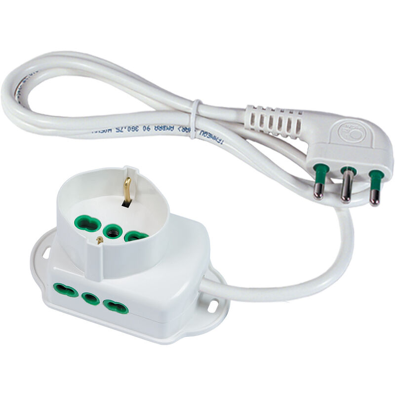 foto del prodotto fme 42.105 multipresa 2p bip 1bip schuko triax 1,5 m
