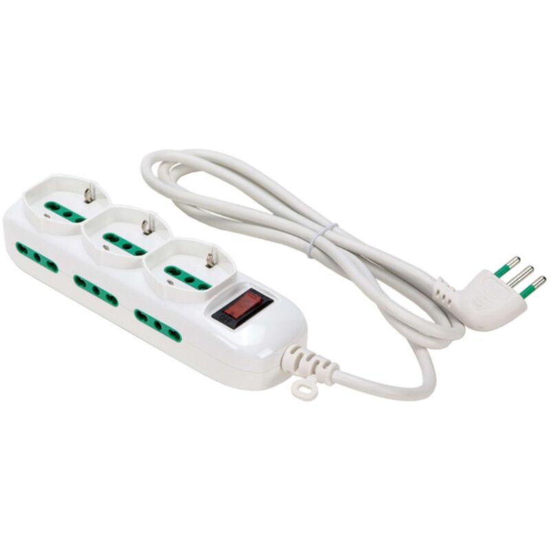 foto del prodotto fme 474164 multipresa 6p bip 3bip schuko spina 10a