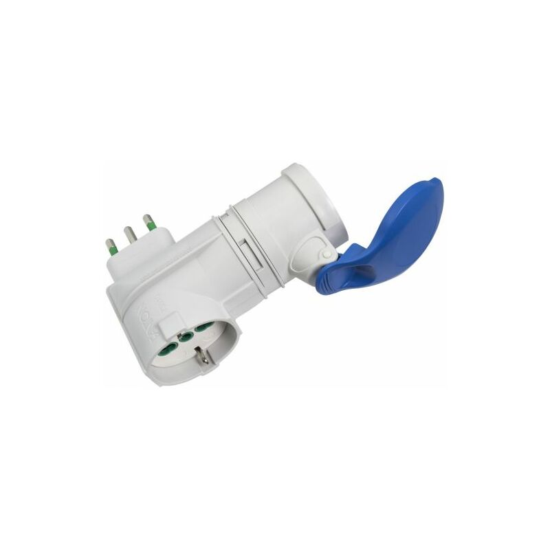 foto del prodotto fme 73.010 adattatore cee 16a t 2p t schuko 220v ip44