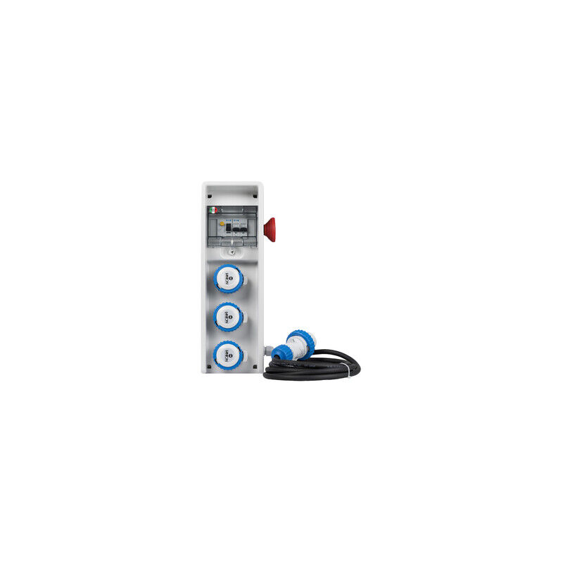 foto del prodotto fme 74.128 quadro 3p cee 220v ip65 c puls. emerg