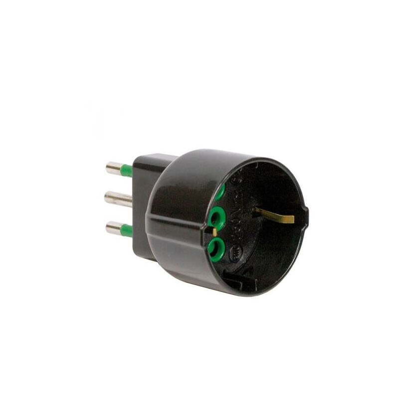 foto del prodotto fme 82.131 adattatore 16a 2p t schuko nero