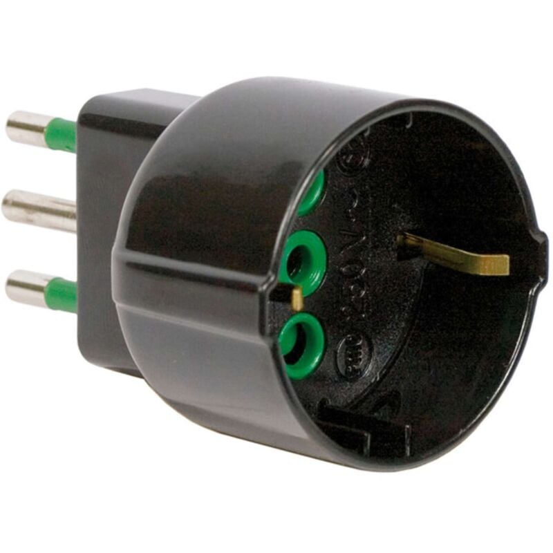 foto del prodotto fme 82.131 adattatore 16a 2p t schuko nero