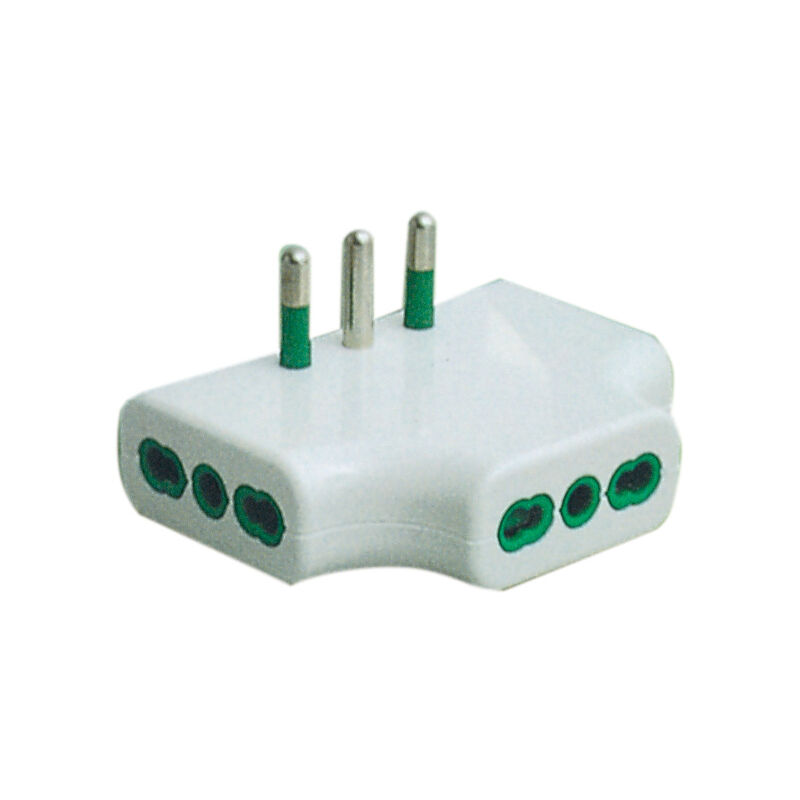 foto del prodotto fme 82.220 adattatore 16a 2p t 3 prese 2p t bipas