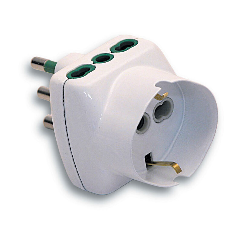 foto del prodotto fme 82.240 adattatore 16a 2p t 2 prese bipas schu