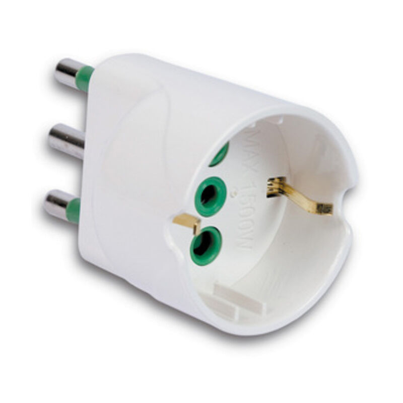 foto del prodotto fme art. 82.610 adattat. 16a t schuko garanti. prezzo per 1 pezzo.