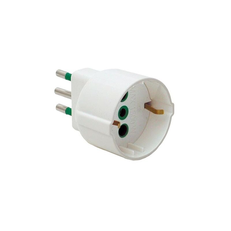 foto del prodotto fme art.87.120bl adattat. 10a t schuko fanton pz 1,0