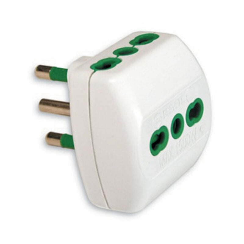 foto del prodotto fme art. 87.180bl adattatore 16a t 3bipasso