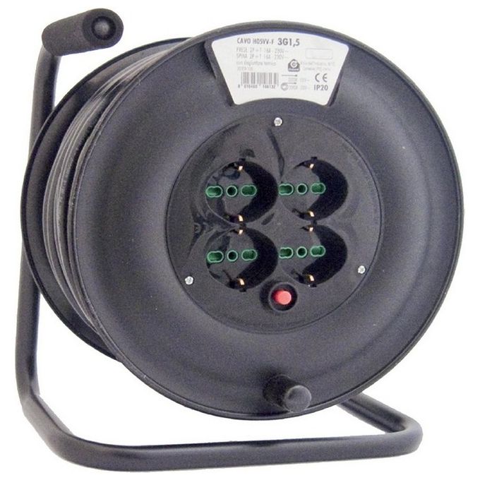 foto del prodotto fme avvolgicavo m 15 3x1,5 4x2pt + sk onda