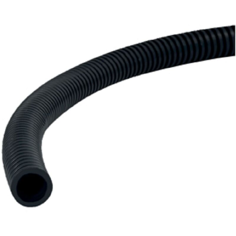 foto del prodotto fmp 16 tubo corrugato pieghevole autoestinguente 3321 nero d.16 100mt 10323