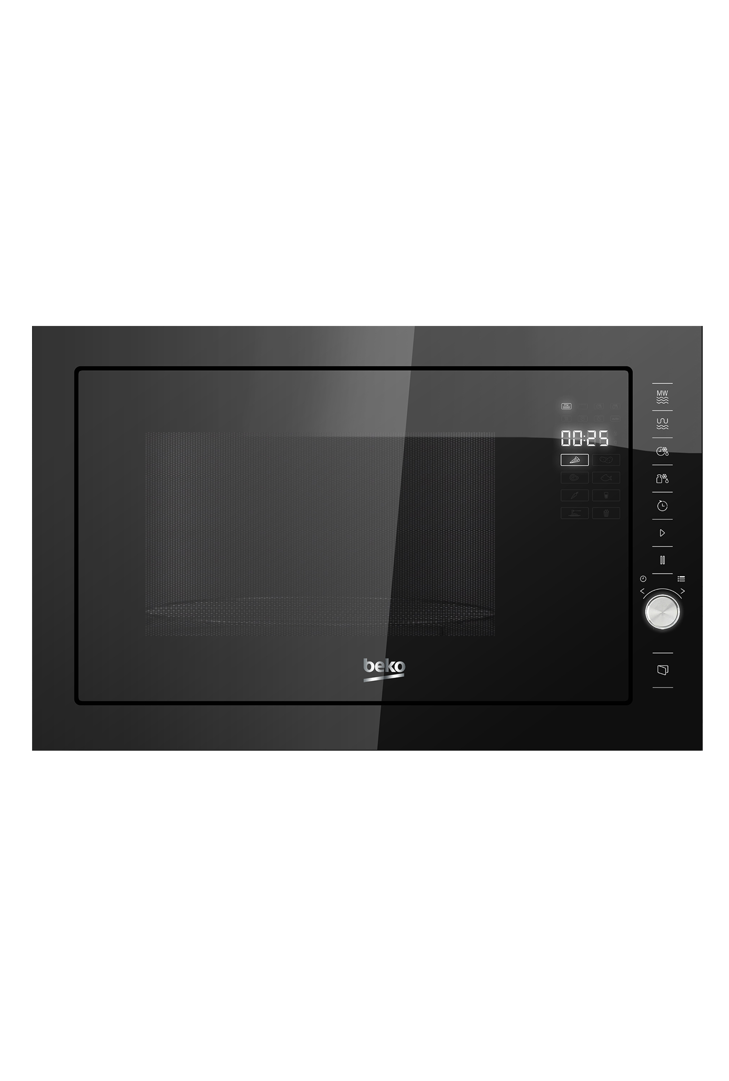 foto del prodotto fo microonde 25lt nero 1450w 8funz