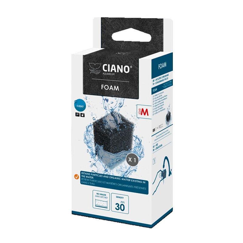 foto del prodotto foam size m ricambio cartuccia per filtri cf80 ciano