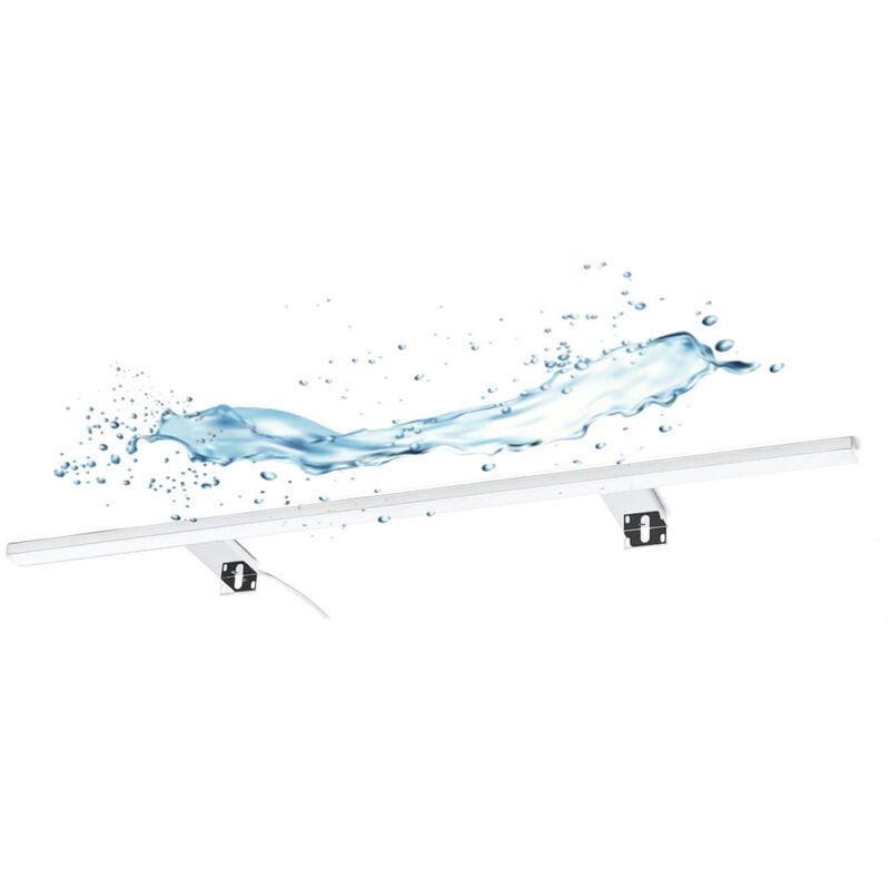 foto del prodotto focco esther luce a specchio led 80x2,9 cm 5700 k bianco, 10 w, ip44, cromo esther800new 