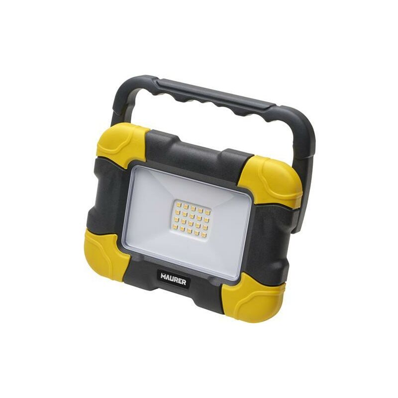 foto del prodotto foco led plano recargable 10 watt. 800 lumenes luz blanca 4000 k protecci n ip44. portatil proyector led obras maurer