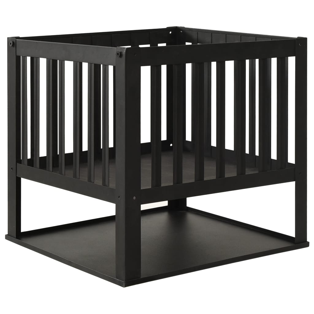 foto del prodotto focolare per camino 40 x 40 x 40 cm acciaio nero 02 0005908