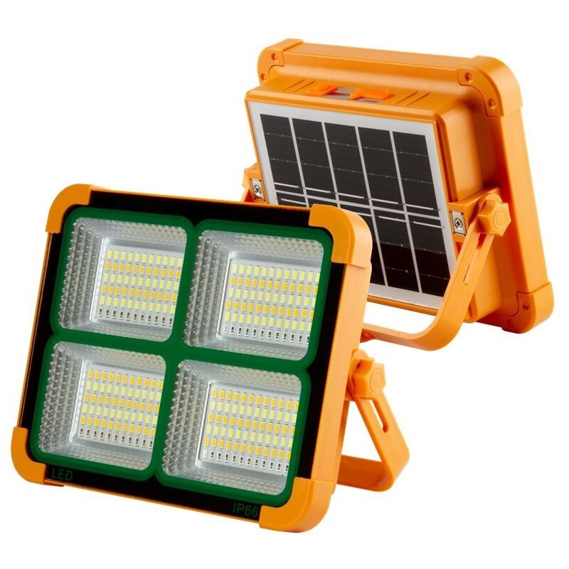 foto del prodotto focus a led solare di portatil 5 modalit di luce 200 w con usb ricaricabile iman focus a led solare jandei
