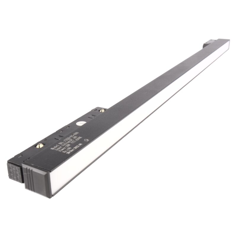 foto del prodotto focus per la corsia magnetica serie lineare 20w 48v, luz 4200k, cri 90, lunghezza 600mm magnetic lane spotlights jandei