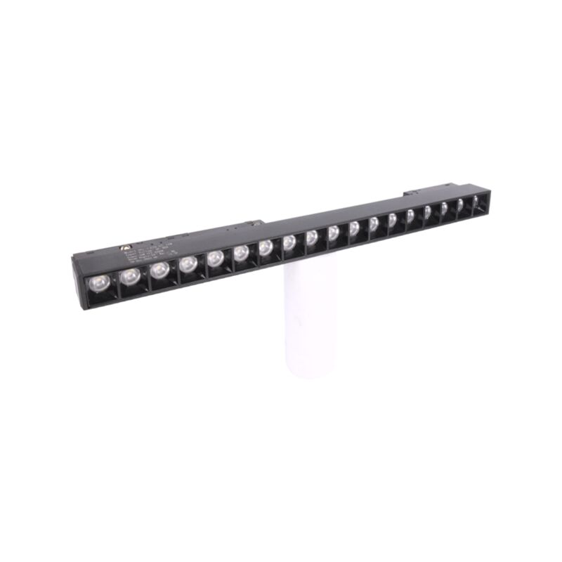 foto del prodotto focus per magnetic lane grill series 18w 48v, luz 4200k, cri90, lunghezza 330mm magnetic lane spotlights jandei