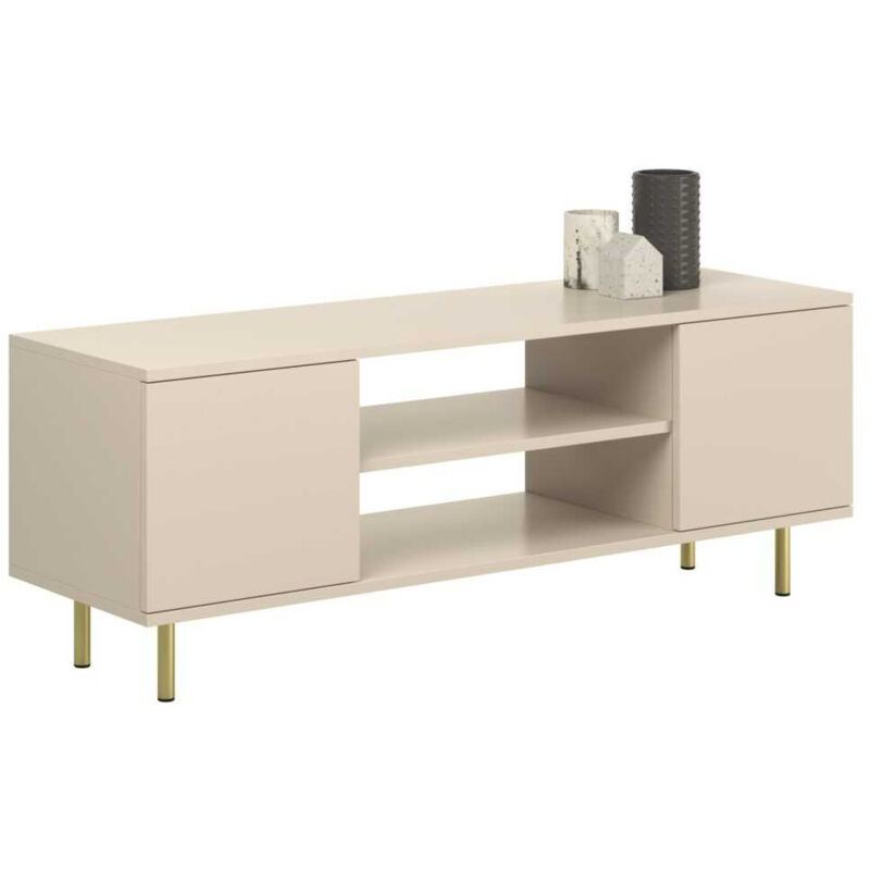 foto del prodotto focus rtv cashmere gambe dorate 155 cm