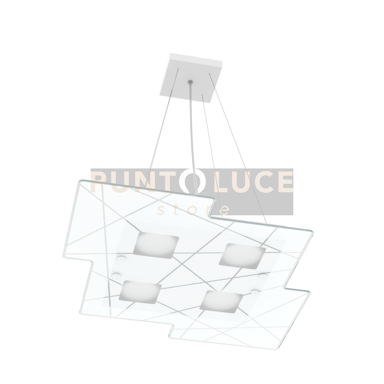 foto del prodotto focus sospensione 4 luci 1199 s4
