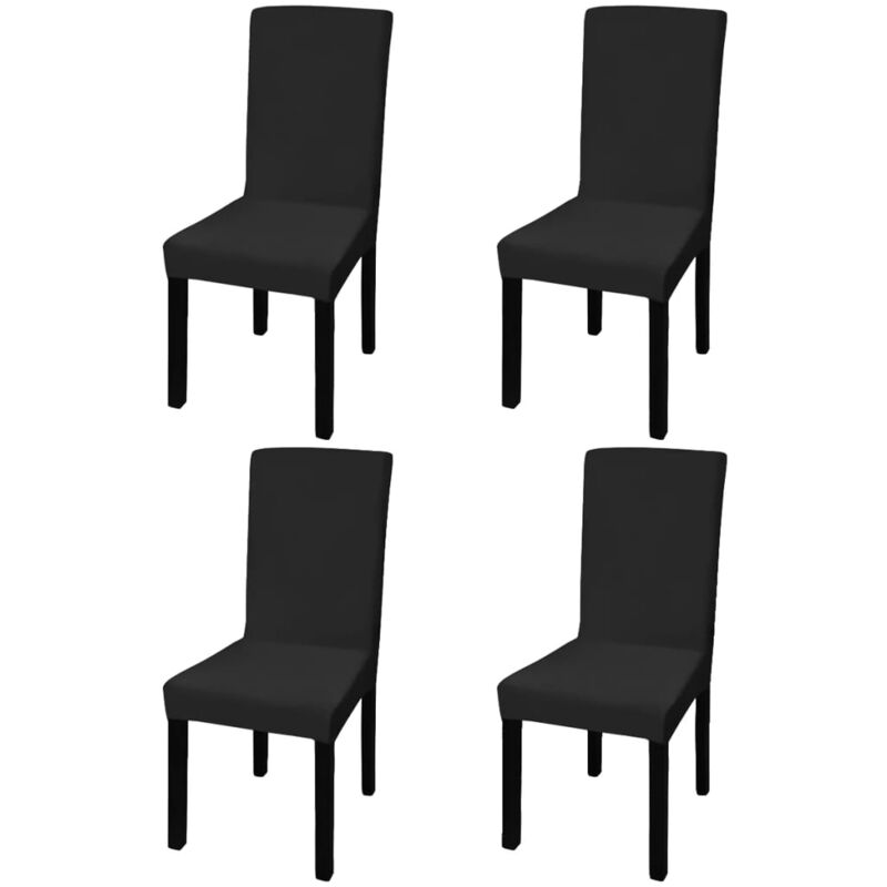 immagine 0 del prodotto fodera elastica per sedie 4 pz nero vidaxl