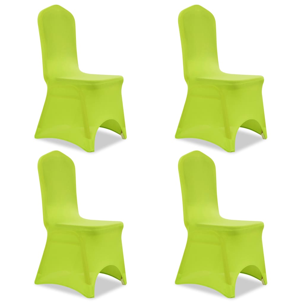 foto del prodotto fodera elastica per sedie 4 pz verde
