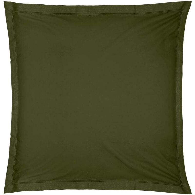 foto del prodotto fodera per cuscino carina in cotone 63x63cm verde cachi atmosphera cr ateur d int rieur