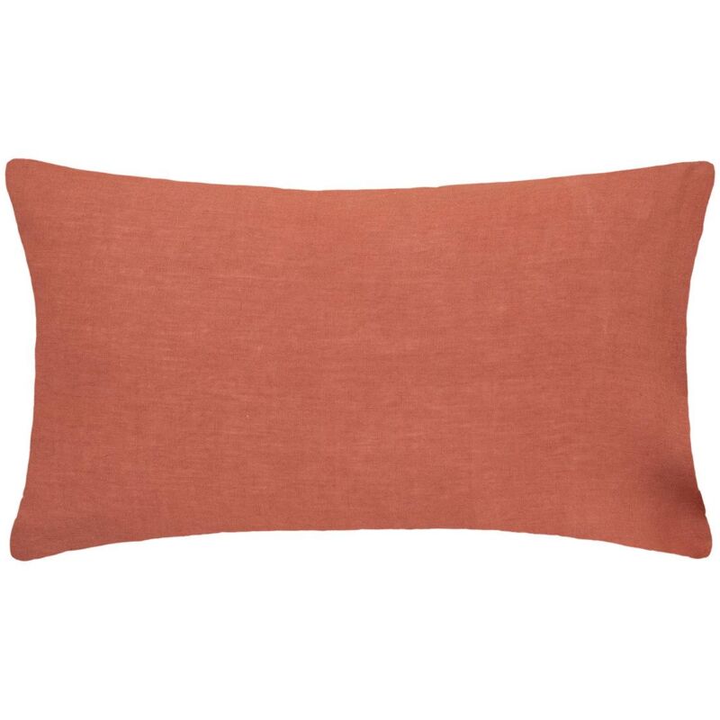 foto del prodotto fodera per cuscino linah in lino lavato rosa terracotta 50x70cm atmosphera cr ateur d int rieur