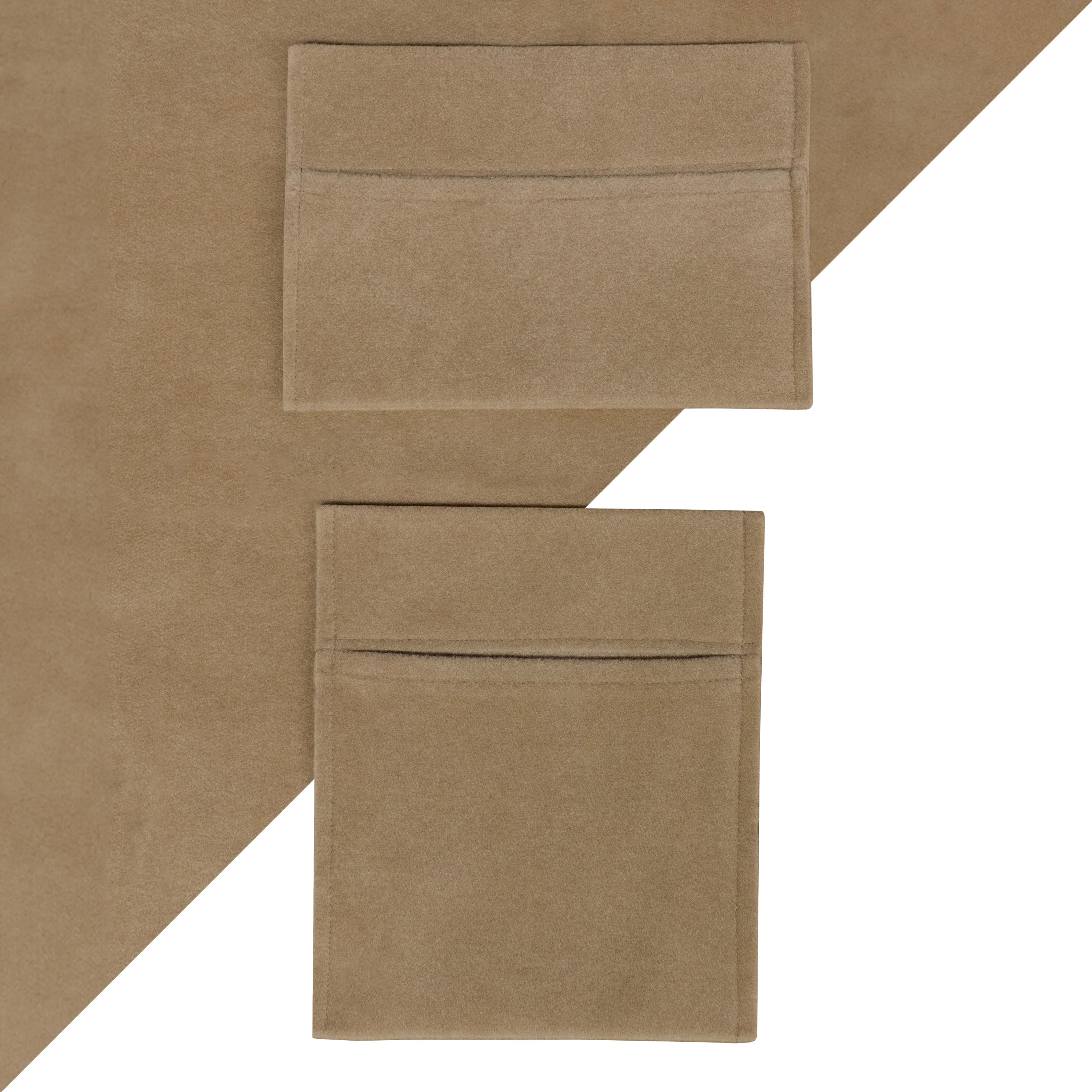 foto del prodotto fodera per furgoni e 2 sacchetti portaoggetti rivestimento beige 2m largo 11m2 copertura interni auto camper furgoni campervan conversione tasca