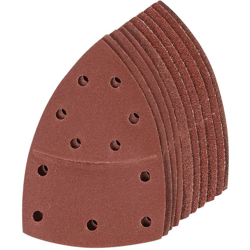 foto del prodotto fogli abrasivi a strappo, 102 x 62 mm, 93 mm, 10 p.zi 2 x grana 40, 60, 80, 120, 180