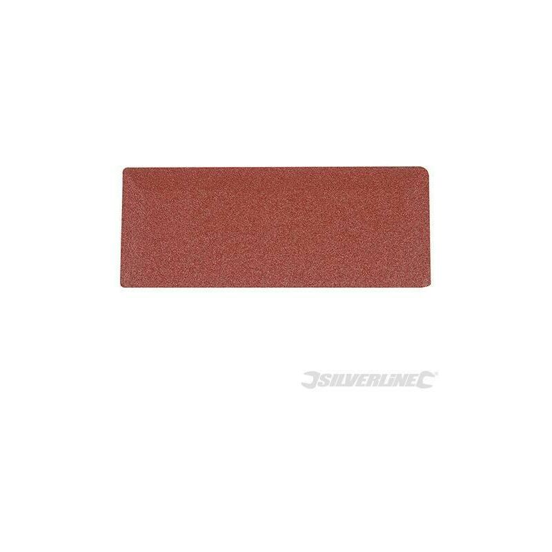 foto del prodotto fogli abrasivi in ossido di alluminio ideali per levigatrici 1 3 offerta silverline grana 80
