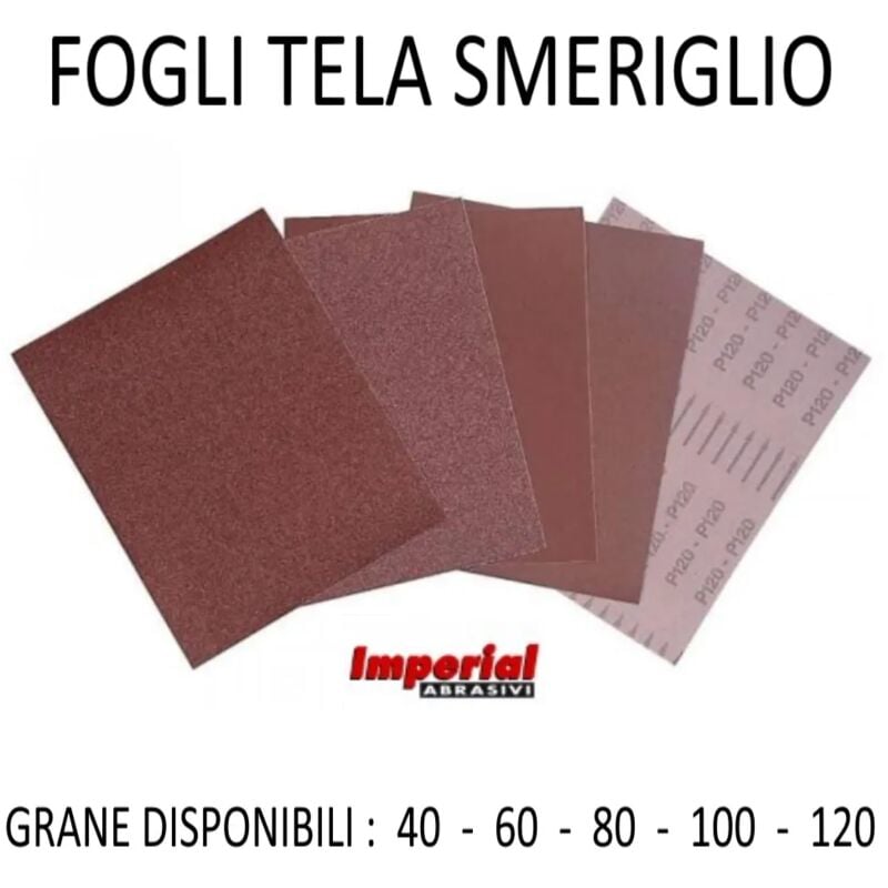 foto del prodotto fogli tela smeriglio 230 x 280 imperial grana 100