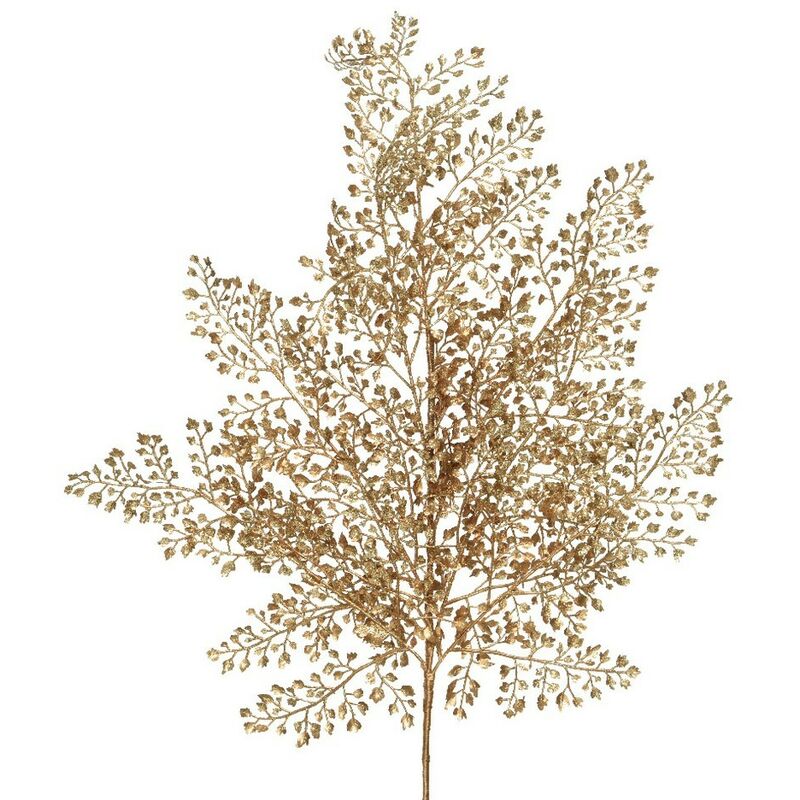 foto del prodotto foglia con glitters 68 cm.