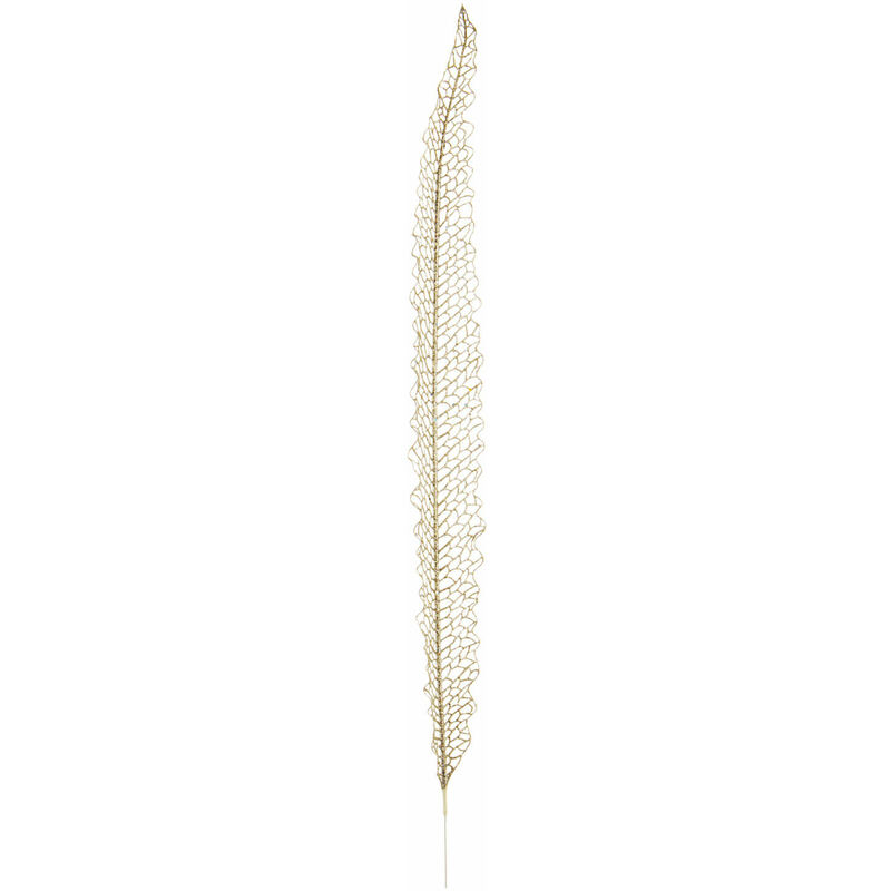 foto del prodotto foglia lineare oro glitter h.97