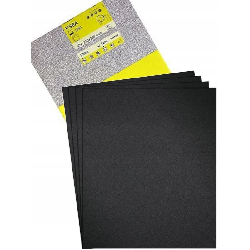 foto del prodotto foglio di carta vetrata resistente all acqua p280 50 pz