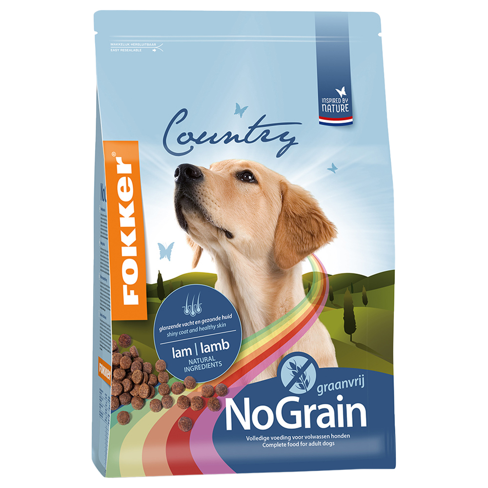 foto del prodotto fokker country balance no grain crocchette per cane 13 kg
