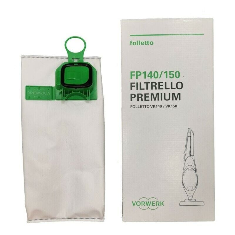 foto del prodotto folletto vk 140 150 6 sacchetti aspirapolvere vorwerk originali cod 41432