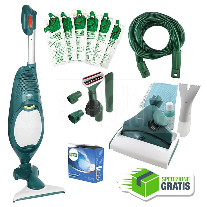 foto del prodotto folletto vk 140 rigenerato kit accessori e kit pulilava vorwerk