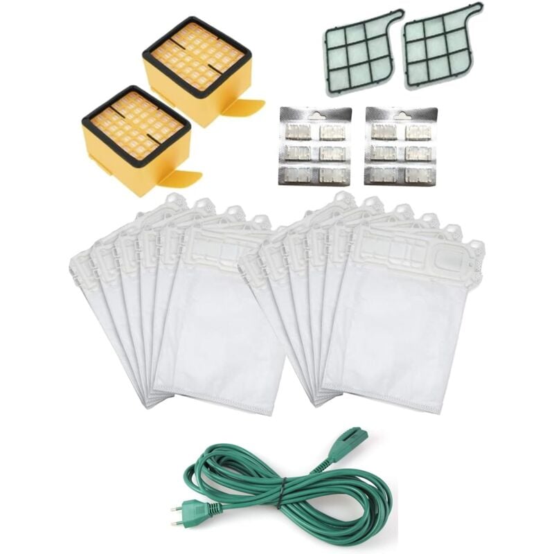 foto del prodotto folletto vk135 vk136 6 sacchetti 12 prof 2 filtro epa 2 filtro motore cavo