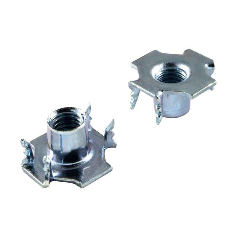 foto del prodotto fondelli ragno a 4 punte in acciaio m4 15x6 mm 8 pz