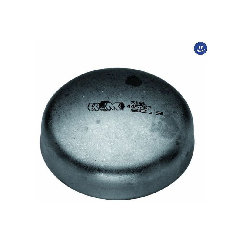 foto del prodotto fondello bombato a saldare in acciaio nero 21 2 mm 76,1 zelo