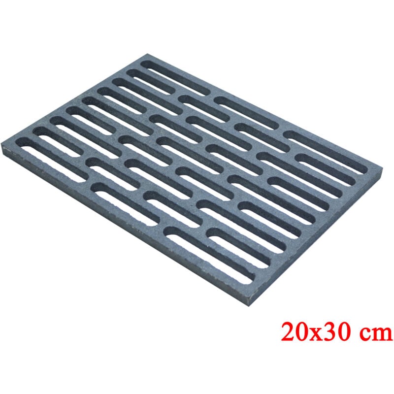 foto del prodotto fonderia bongiovanni - griglia in ghisa a mattoncini per camini e stufe disponibile in diverse misure scegli la misura 20x30x1 m