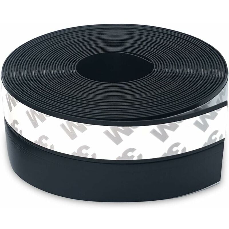 foto del prodotto fondo adesivo per porta, striscia sigillante in silicone autoadesiva 5m x 3,5 cm per porte e finestre. protezione dall acqua, protezione dagli