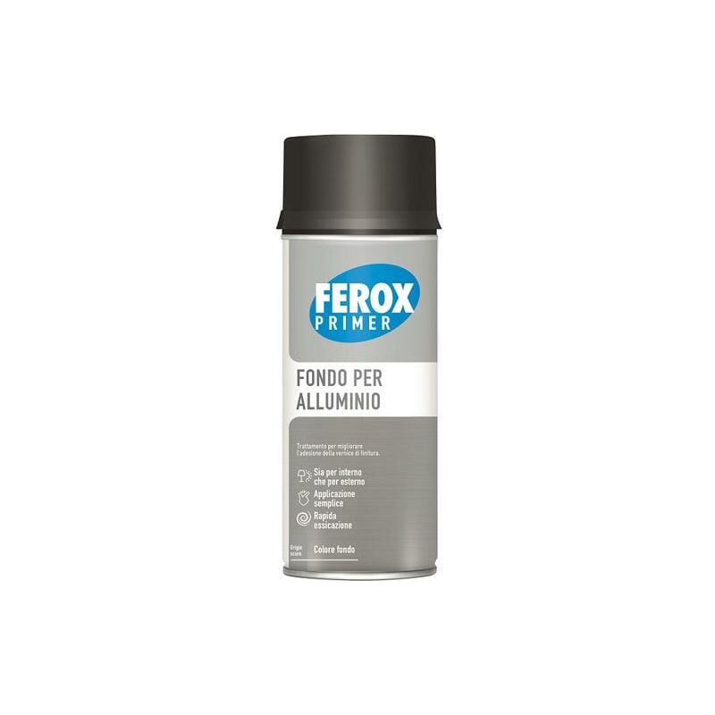 foto del prodotto fondo aggrappante primer spray ml 400 lamiera alluminio arexons grigio 