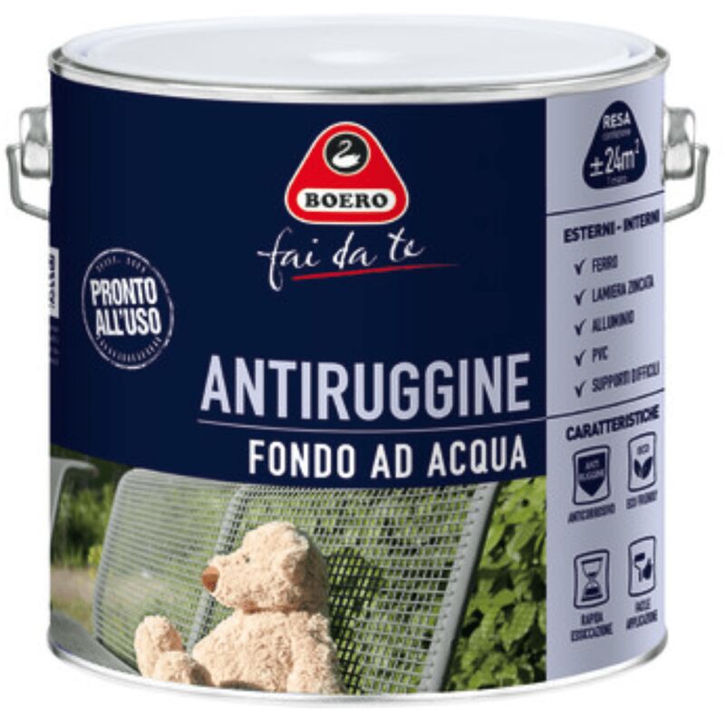 foto del prodotto fondo antiruggine acqua 2 litri boero