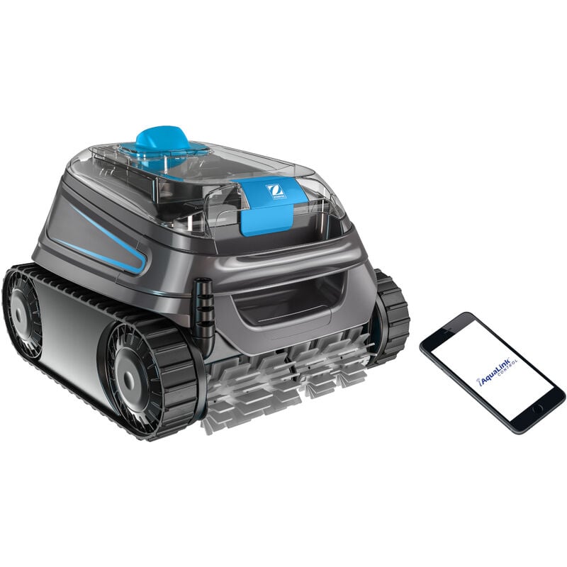 foto del prodotto fondo, pareti e linea d'acqua del robot per piscina elettrica - wifi - cnx 30 iq wifi zodiac