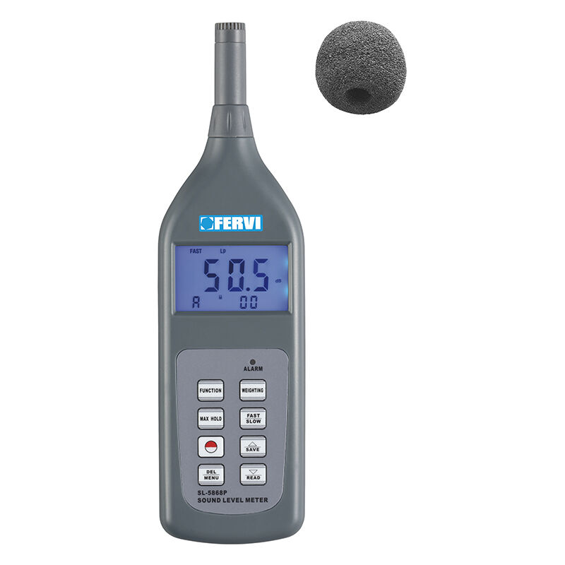 foto del prodotto fonometro integratore digitale fervi f010