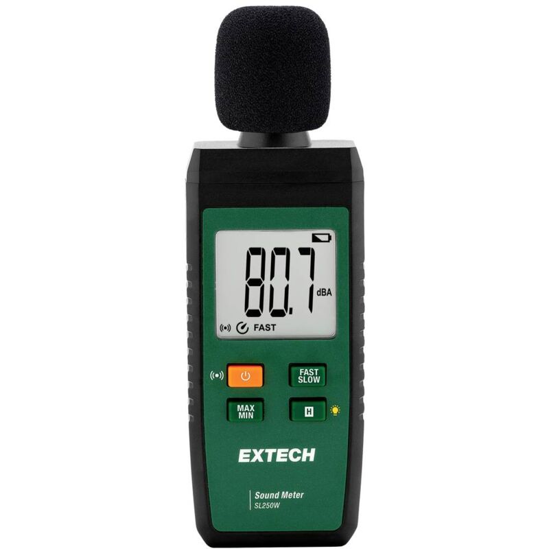 foto del prodotto fonometro sl250w 30 130 db 31.5 hz 8000 hz extech
